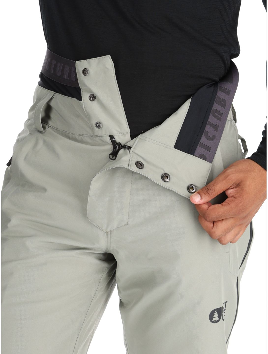 Picture, Object pantalones de esquí hombres Shadow gris 