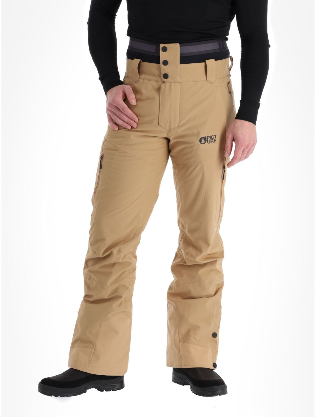 Picture, Object pantalones de esquí hombres Tannin beige 