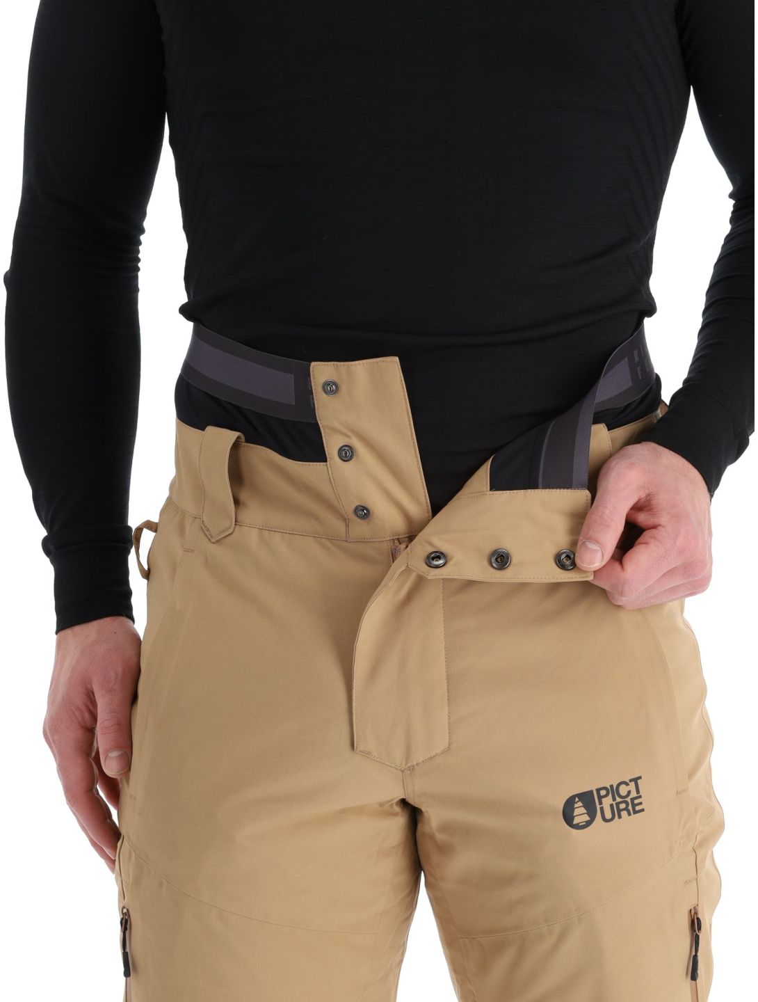 Picture, Object pantalones de esquí hombres Tannin beige 