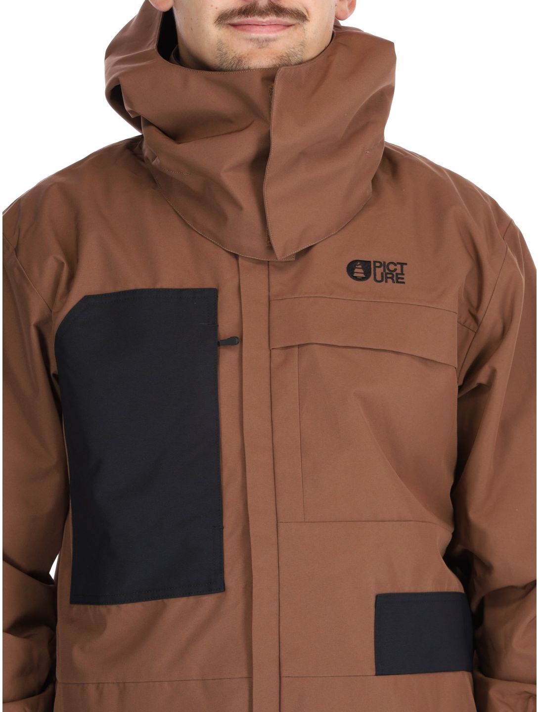 Picture, Owenn chaqueta de esquí hombres Cocoa Brown marrón 