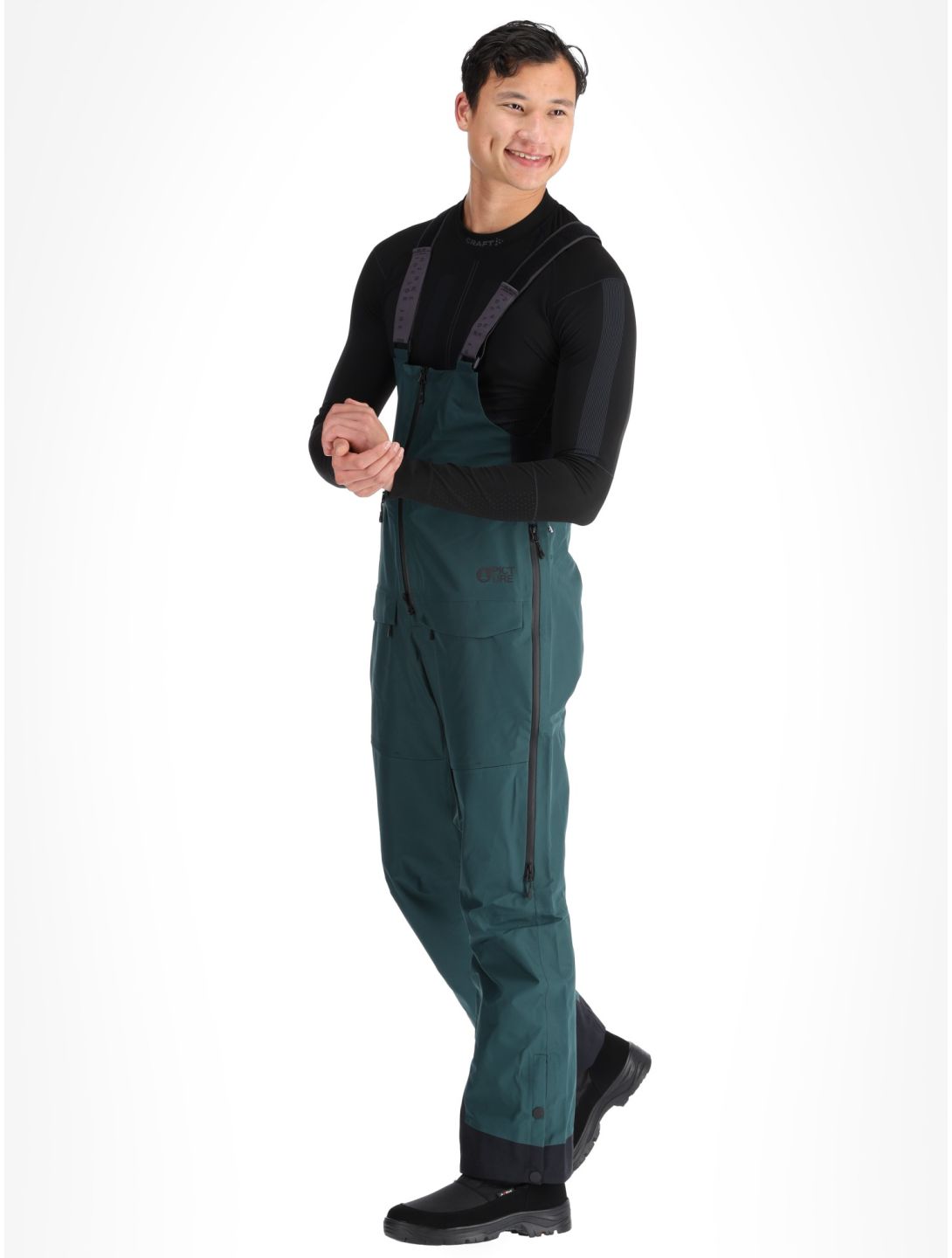 Picture, Ozonn 3L pantalones de esquí hardshell hombres Ponderosa verde 