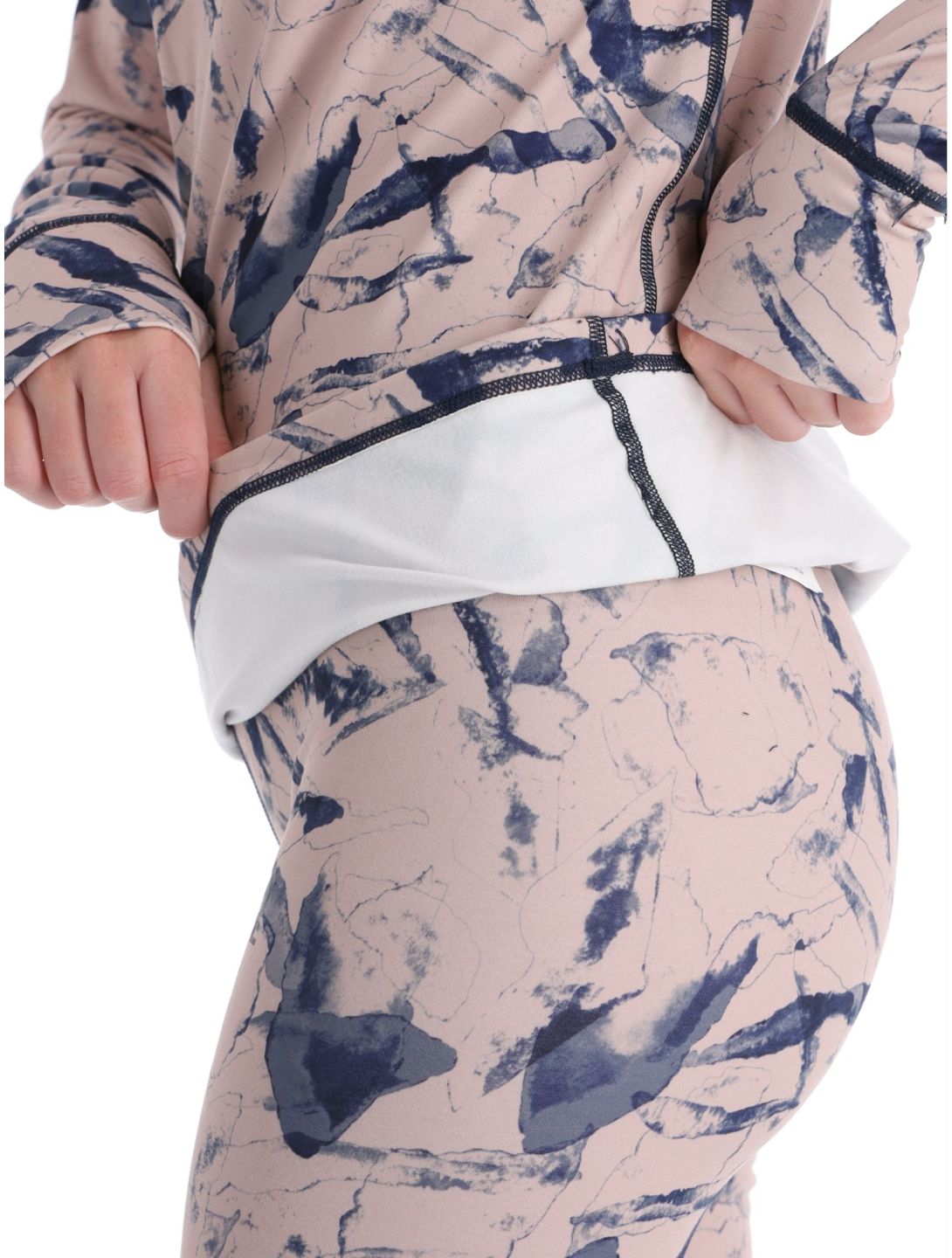 Picture, Pagaya Print Fleece camisa termoactiva mujeres Freeze rosa 