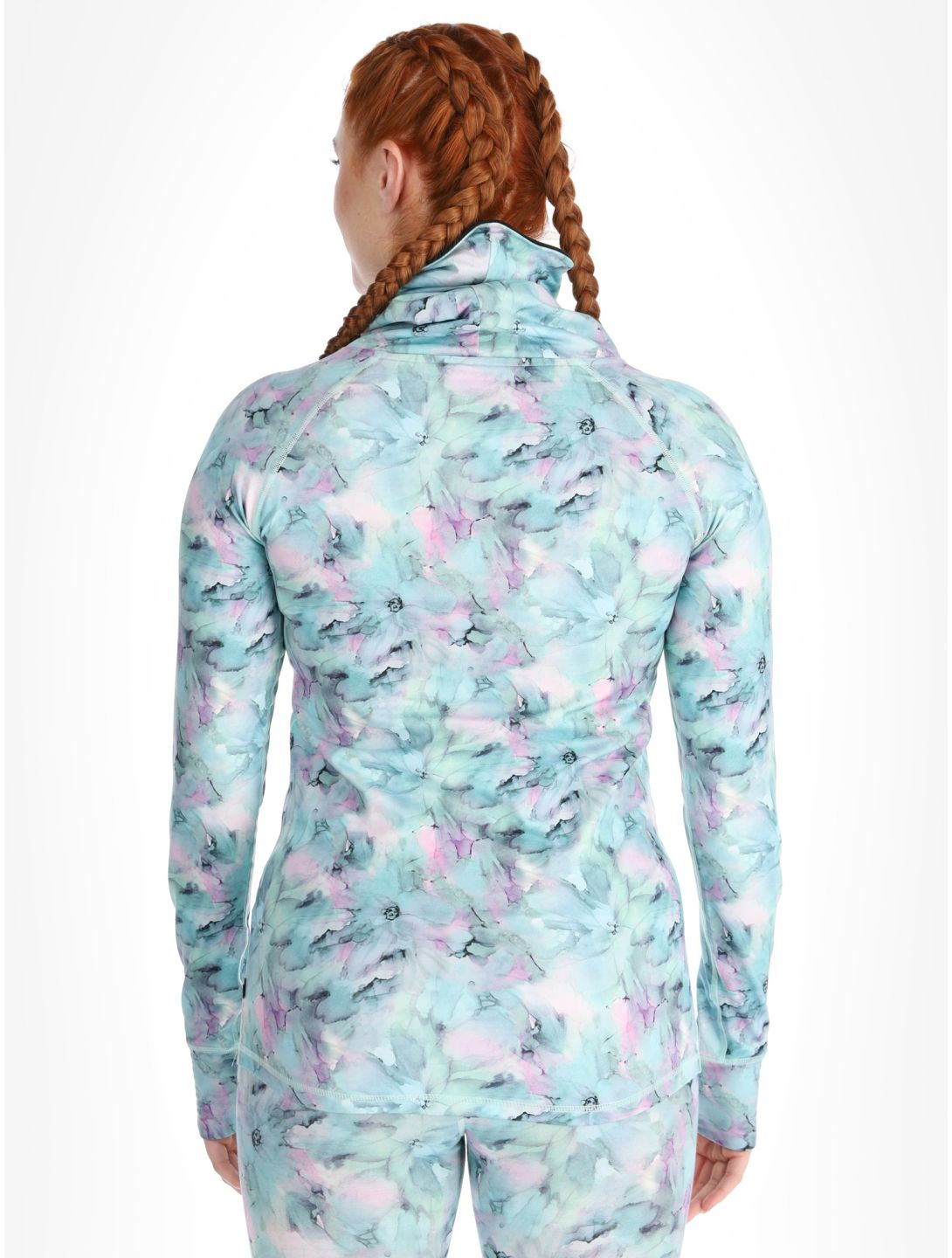 Picture, Pagaya Print Fleece camisa termoactiva mujeres Blurry Water Print multicolor 