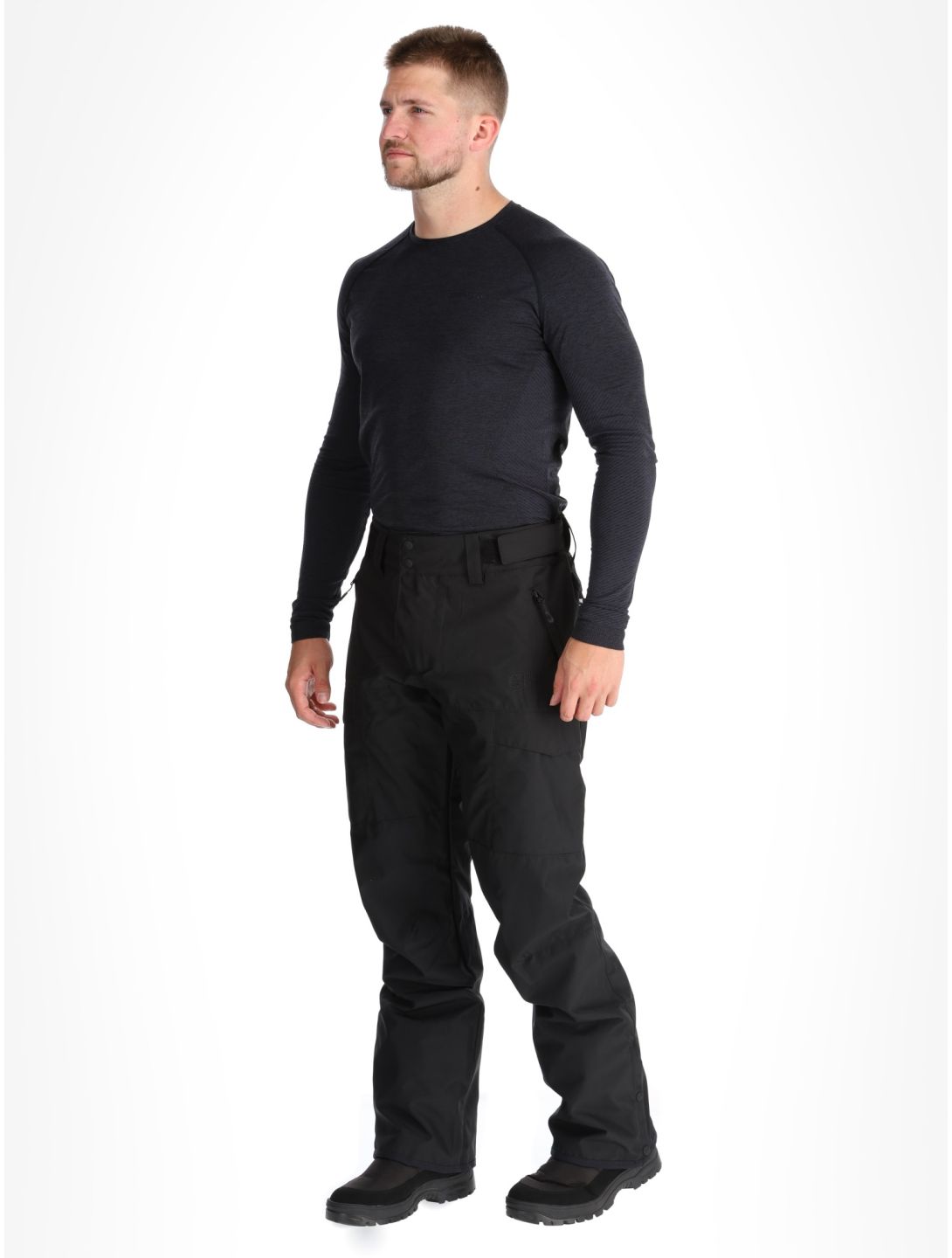 Picture, Plan pantalones de esquí hombres Black negro 