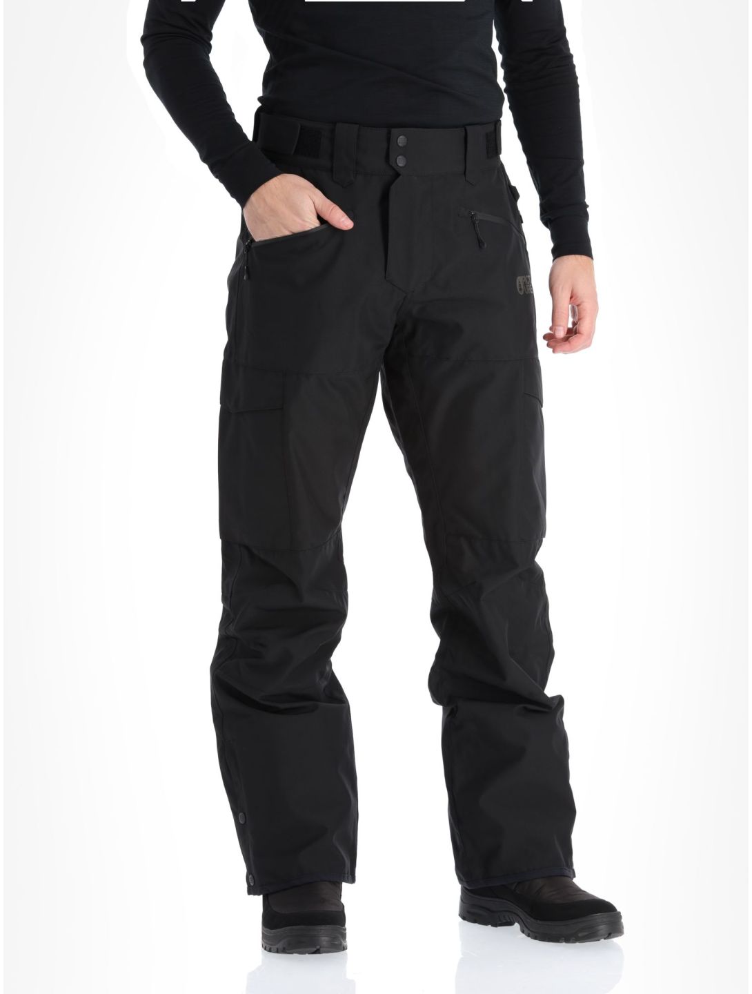 Picture, Plan pantalones de esquí hombres Black negro 