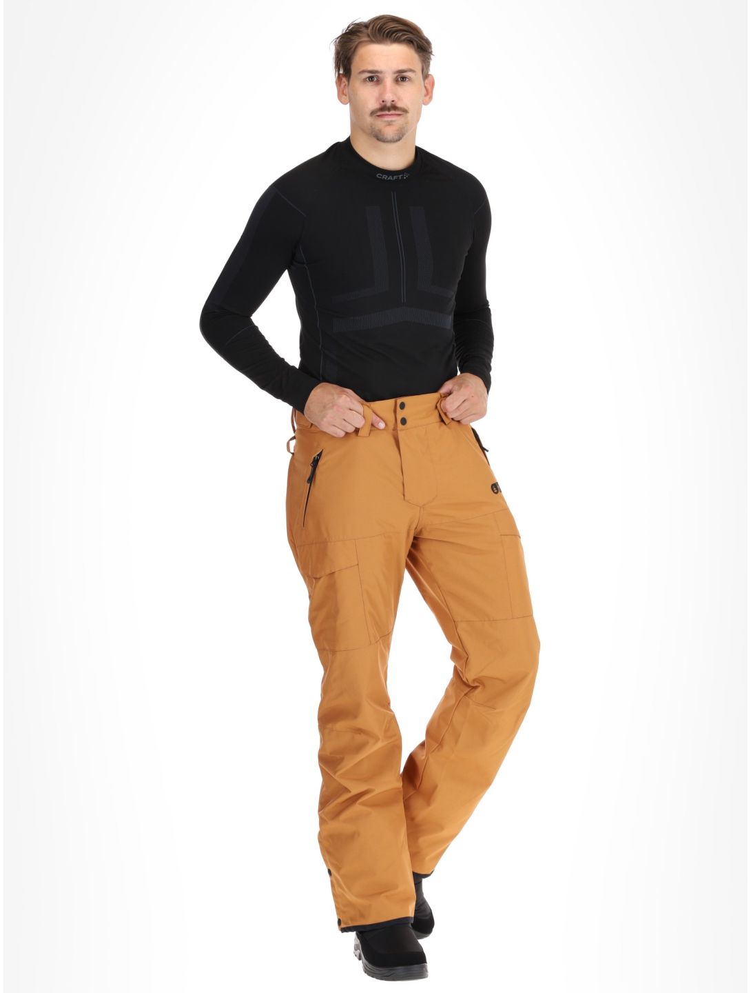 Picture, Plan pantalones de esquí hombres Brown Sugar marrón 