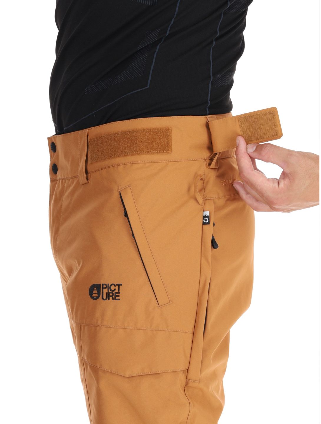 Picture, Plan pantalones de esquí hombres Brown Sugar marrón 