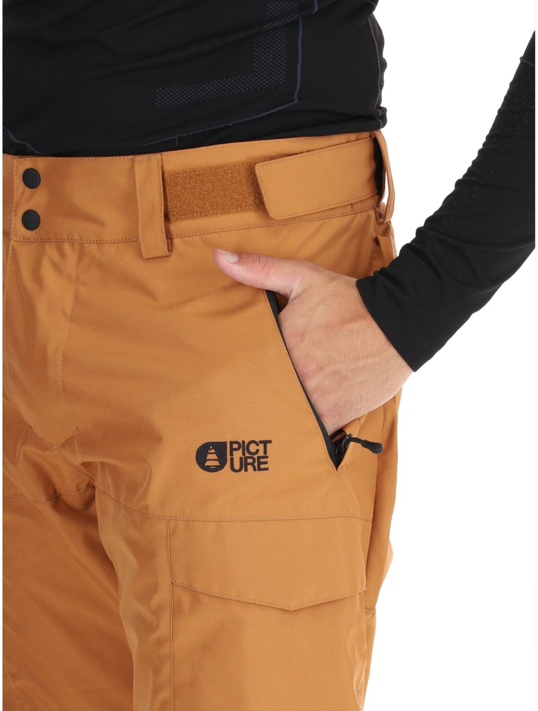 Picture, Plan pantalones de esquí hombres Brown Sugar marrón 