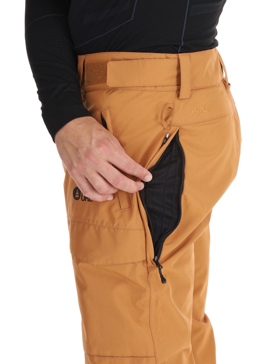 Picture, Plan pantalones de esquí hombres Brown Sugar marrón 