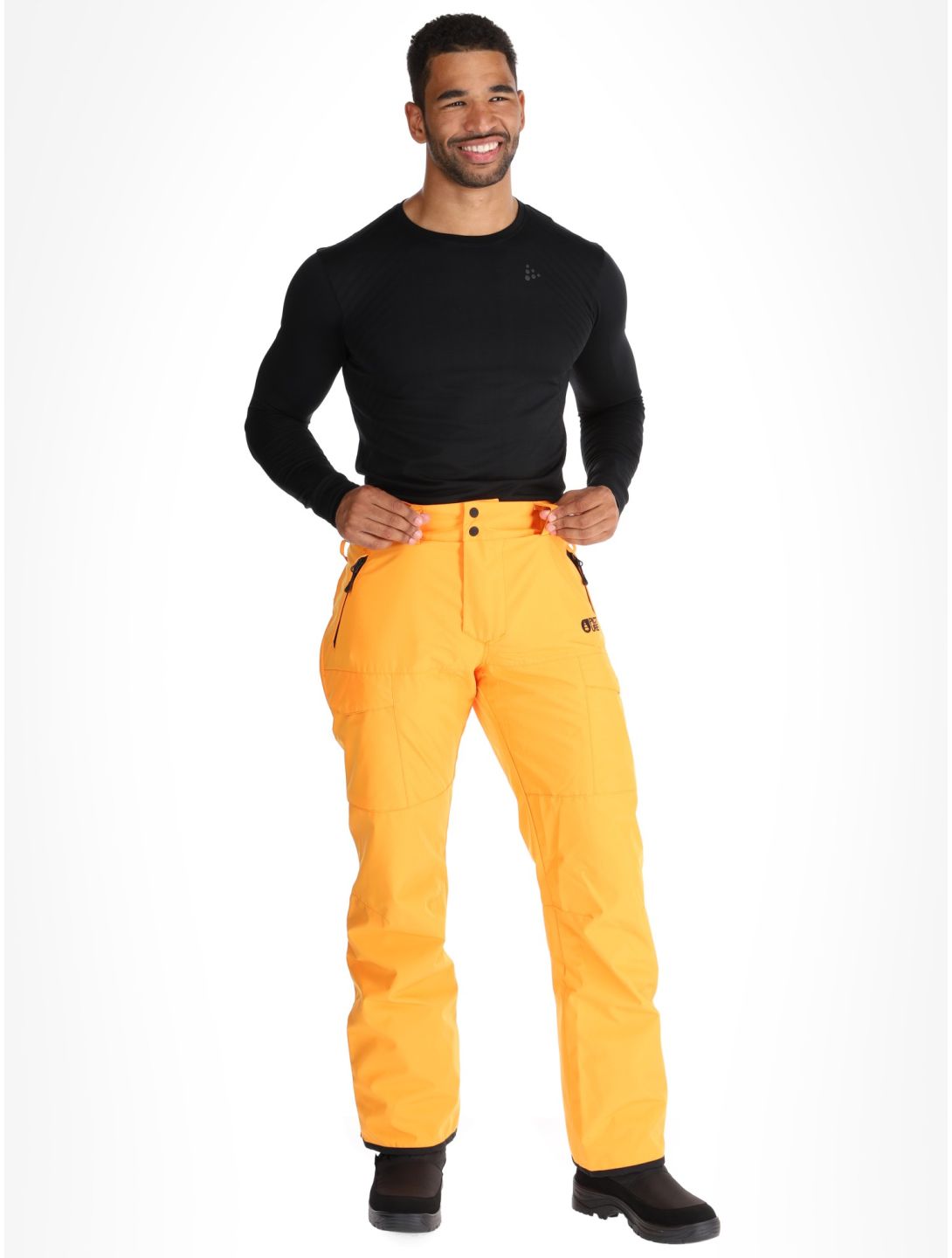 Picture, Plan pantalones de esquí hombres Carrot naranja 