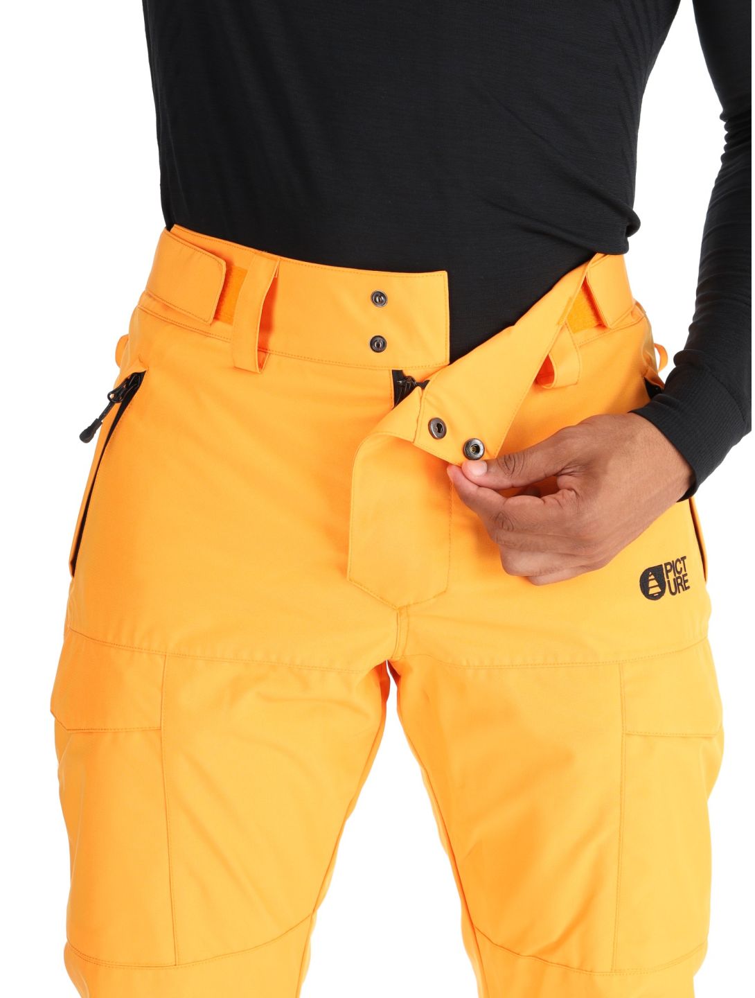 Picture, Plan pantalones de esquí hombres Carrot naranja 