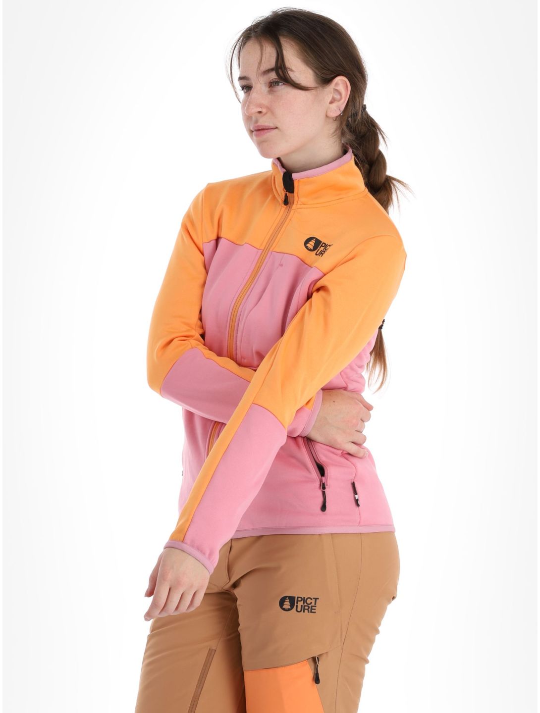 Picture, Rommana Fleece chaleco mujeres Cashmere Rose rosa 