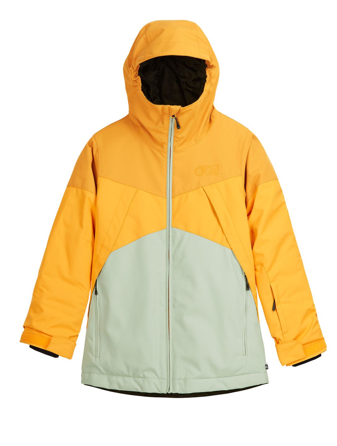 Picture, Seady chaqueta de esquí niños Desert Sage naranja, verde 