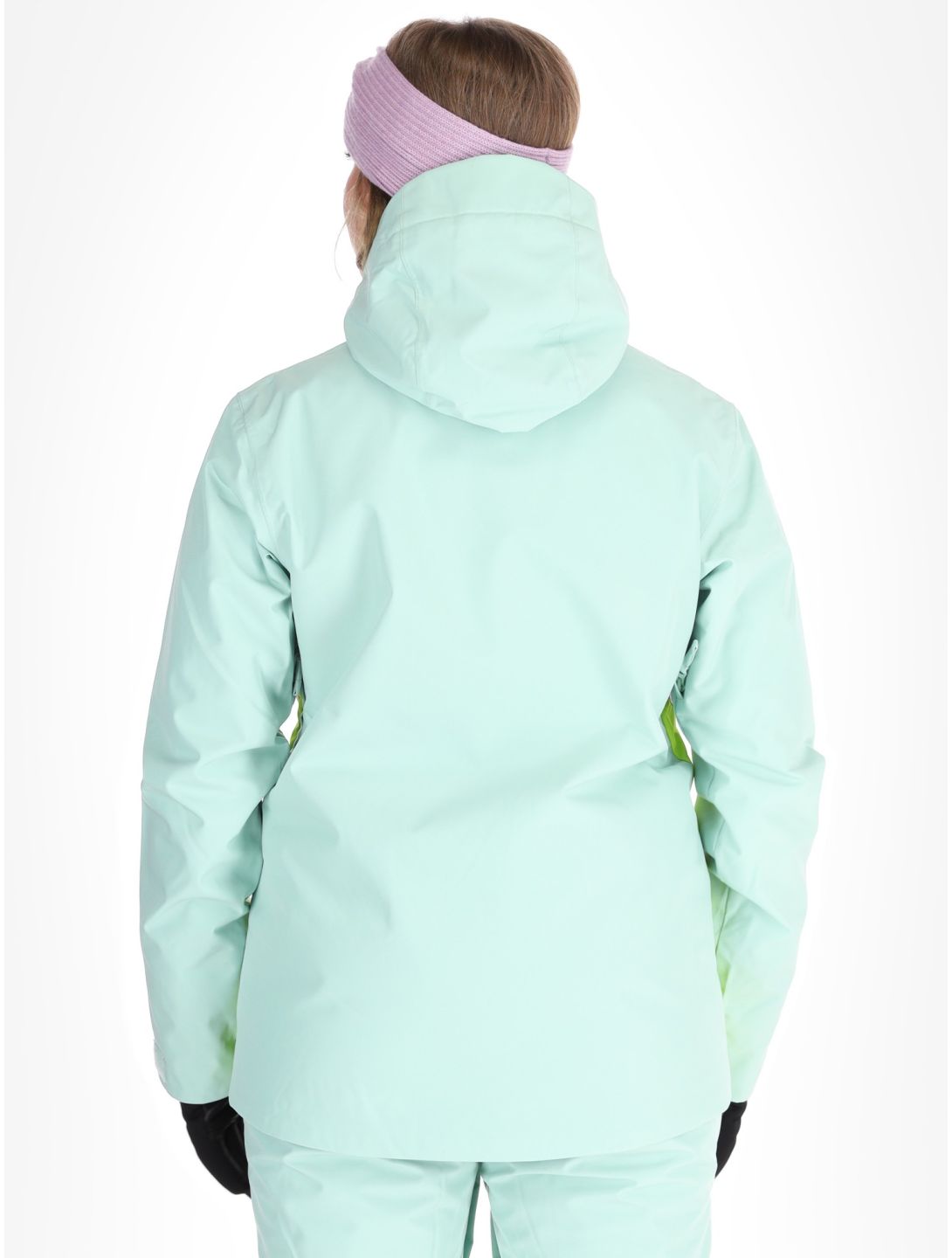 Picture, Seakrest chaqueta de esquí mujeres Silt Green Orchid Acid Lime gris, rosa 