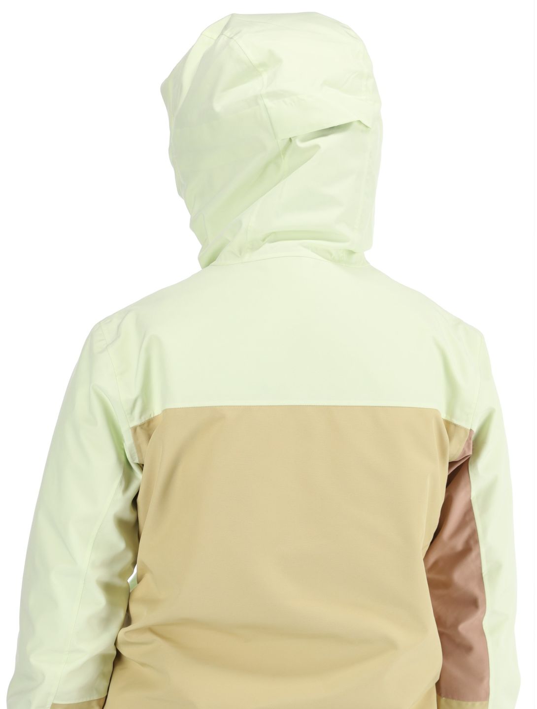 Picture, Seen chaqueta de esquí mujeres Lime Cream Hemp Roebuck marrón, verde 