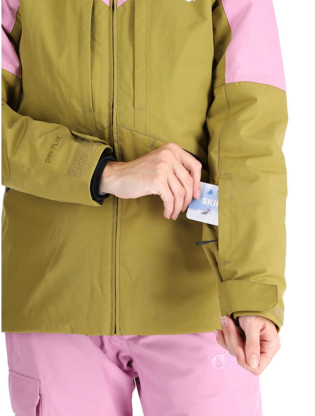 Picture, Sitkah chaqueta de esquí mujeres Orchid Green Moss rosa, verde 