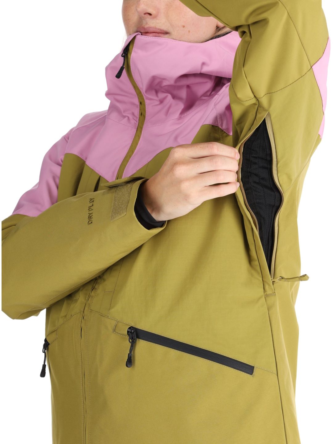 Picture, Sitkah chaqueta de esquí mujeres Orchid Green Moss rosa, verde 