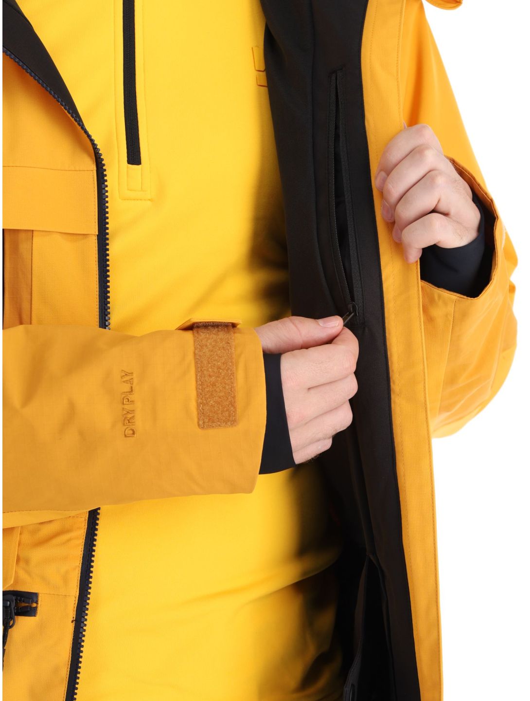 Picture, Stone chaqueta de esquí hombres Autumn Blaze amarillo 