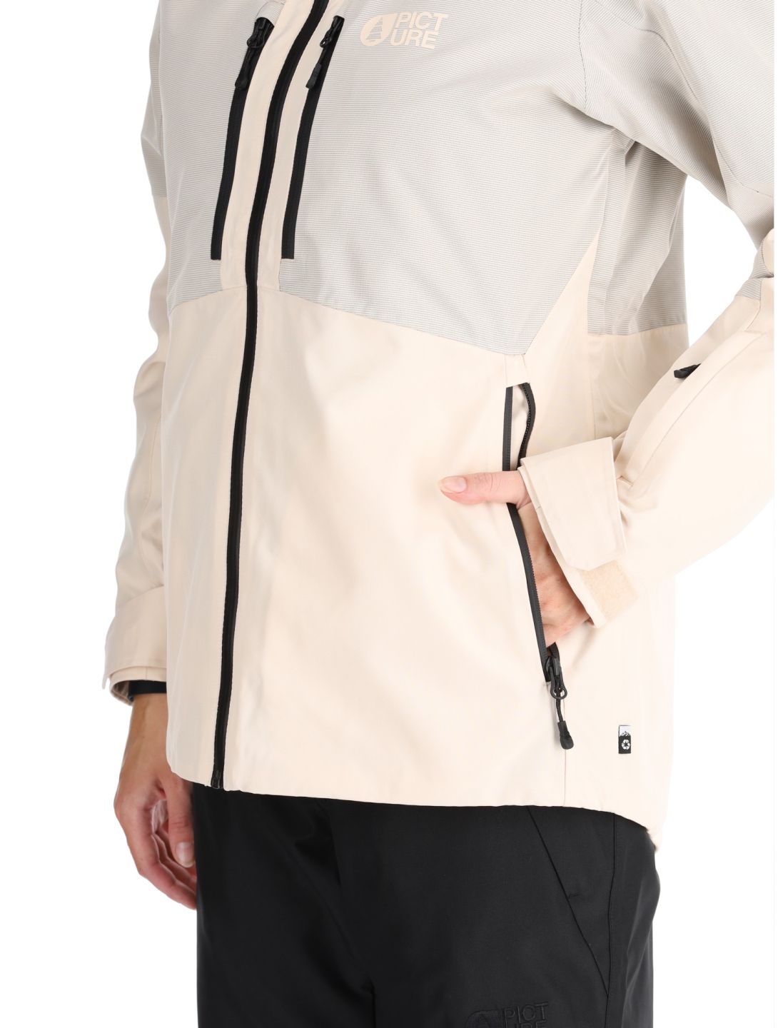 Picture, Sygna chaqueta de esquí mujeres Vanilla beige 