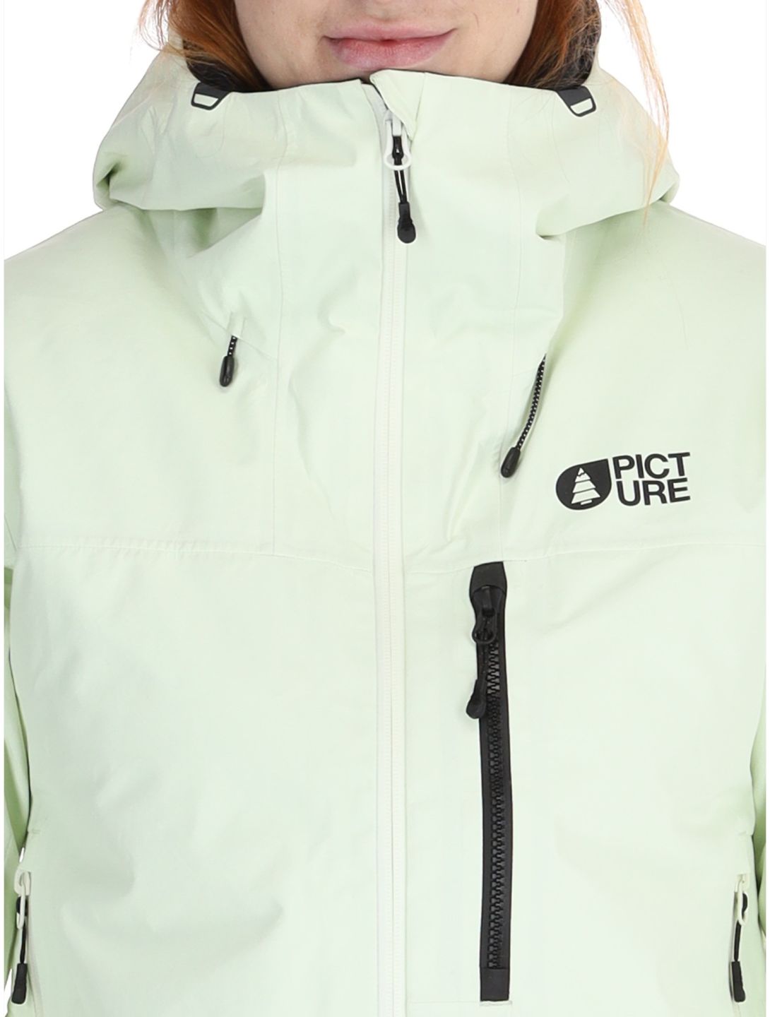 Picture, Sylva 3L chaqueta de esquí hardshell mujeres Lime Cream verde 