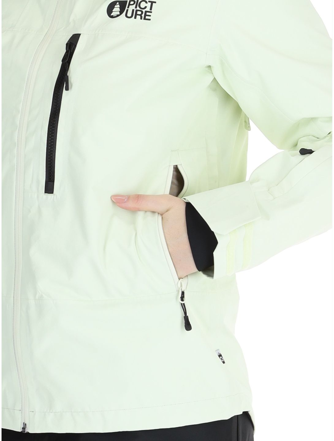 Picture, Sylva 3L chaqueta de esquí hardshell mujeres Lime Cream verde 