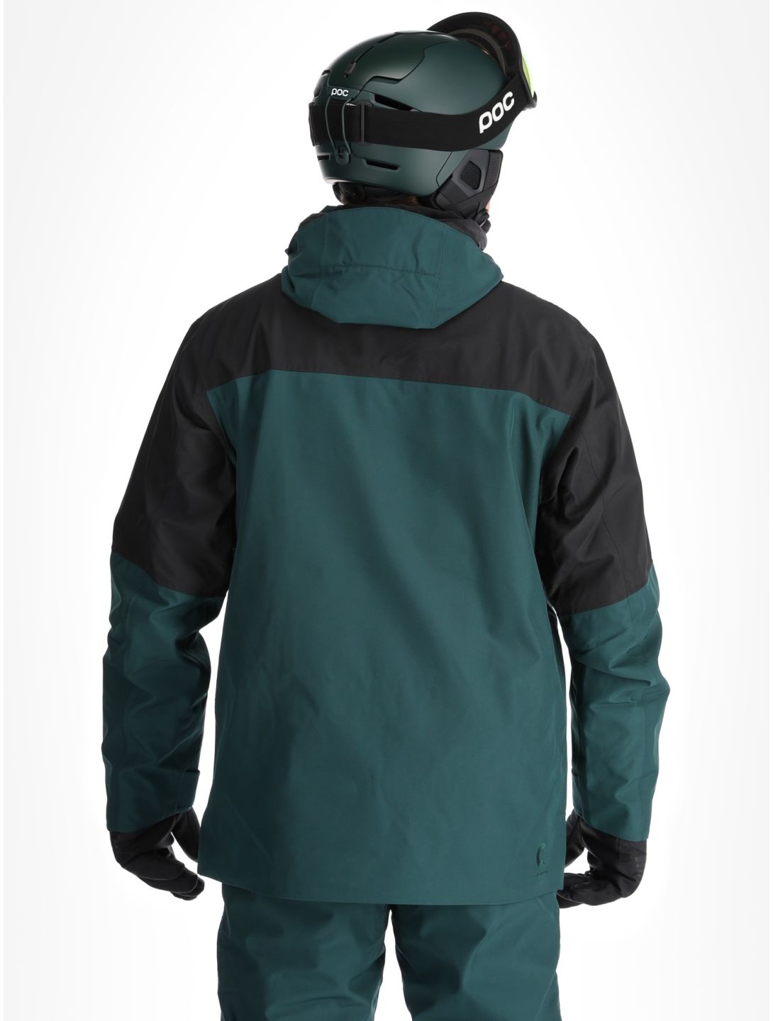 Picture, Track chaqueta de esquí hombres Black Ponderosa Pine negro, verde 