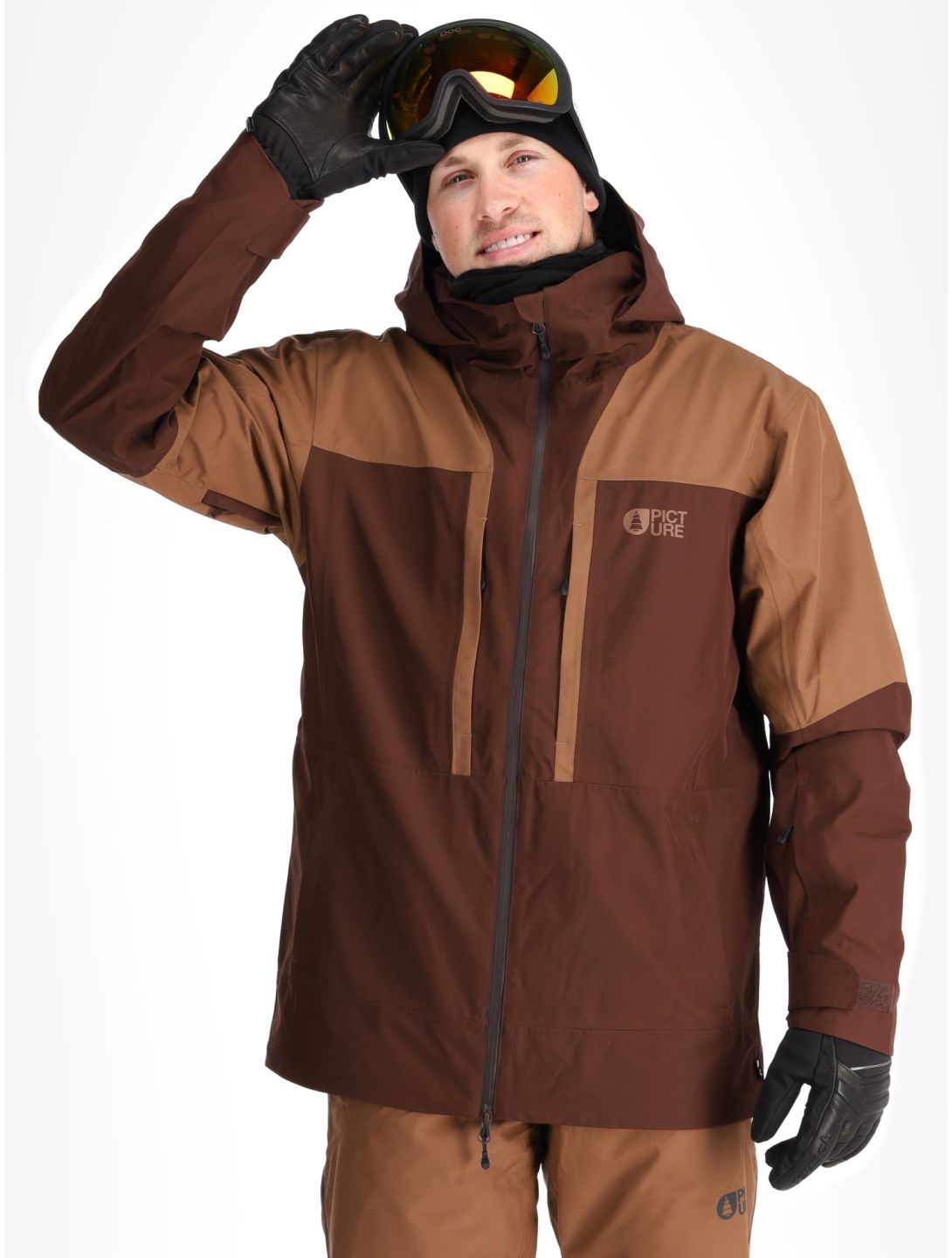 Picture, Track chaqueta de esquí hombres Chicory Coffee Cocoa beige 