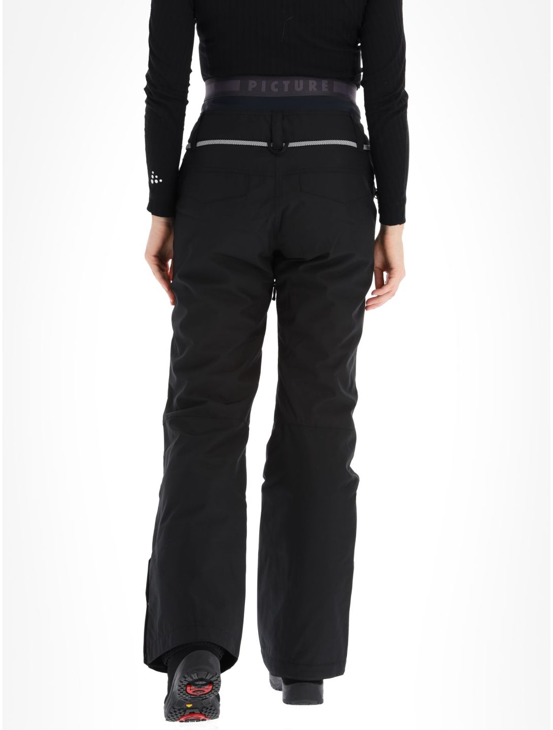 Picture, Treva pantalones de esquí mujeres Black negro 