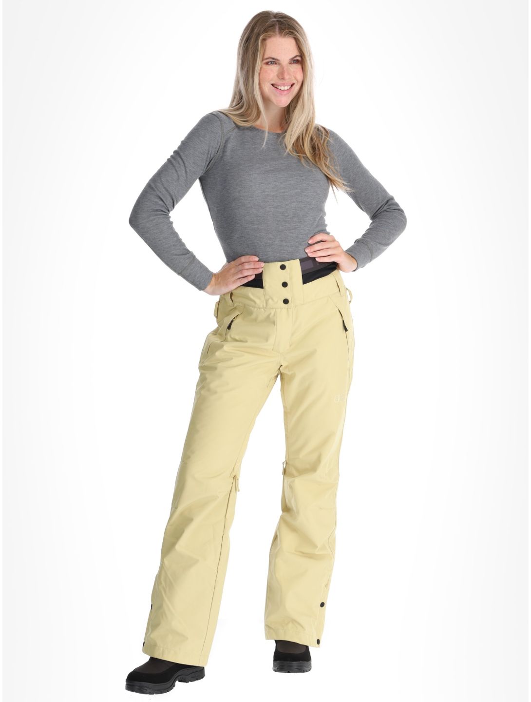 Picture, Treva pantalones de esquí mujeres Hemp marrón 