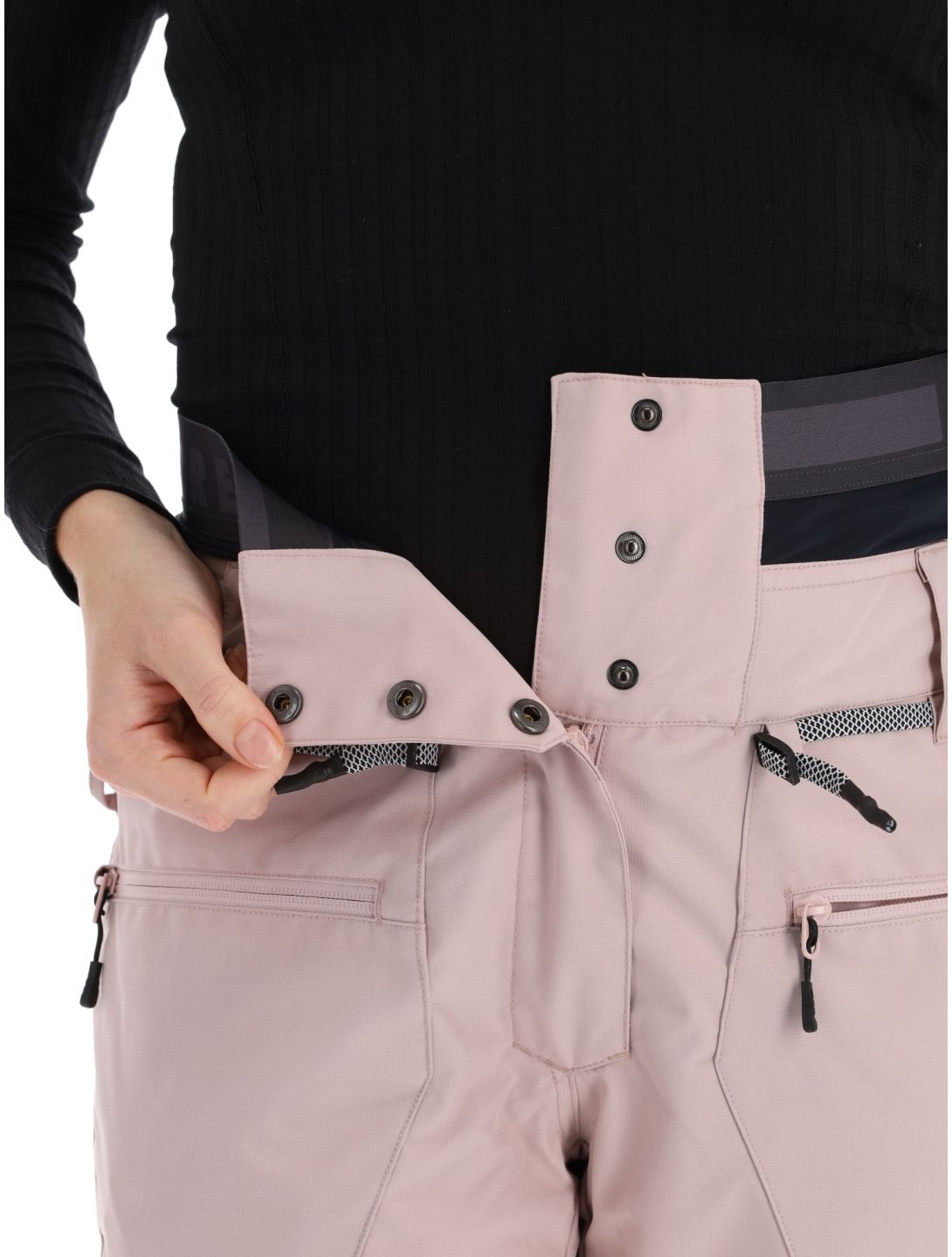 Picture, Treva pantalones de esquí mujeres Shadow Gray rosa 