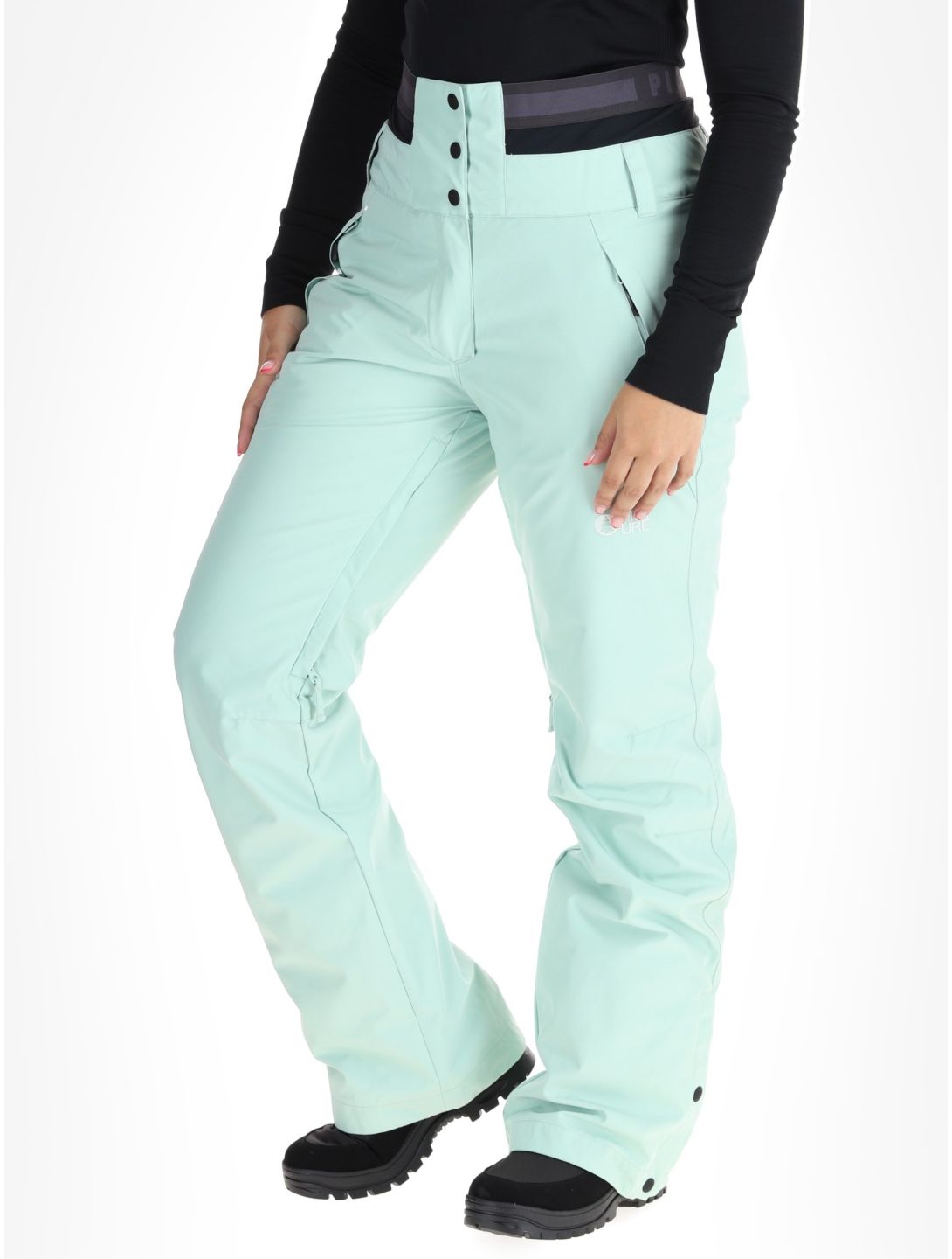 Picture, Treva pantalones de esquí mujeres Silt Green verde 