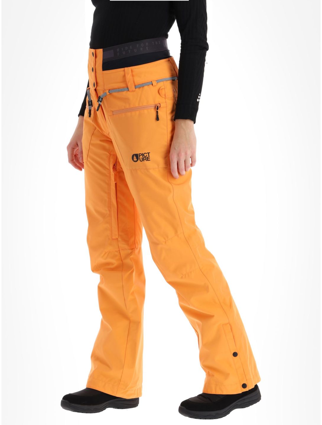 Picture, Treva pantalones de esquí mujeres Tangerine naranja 