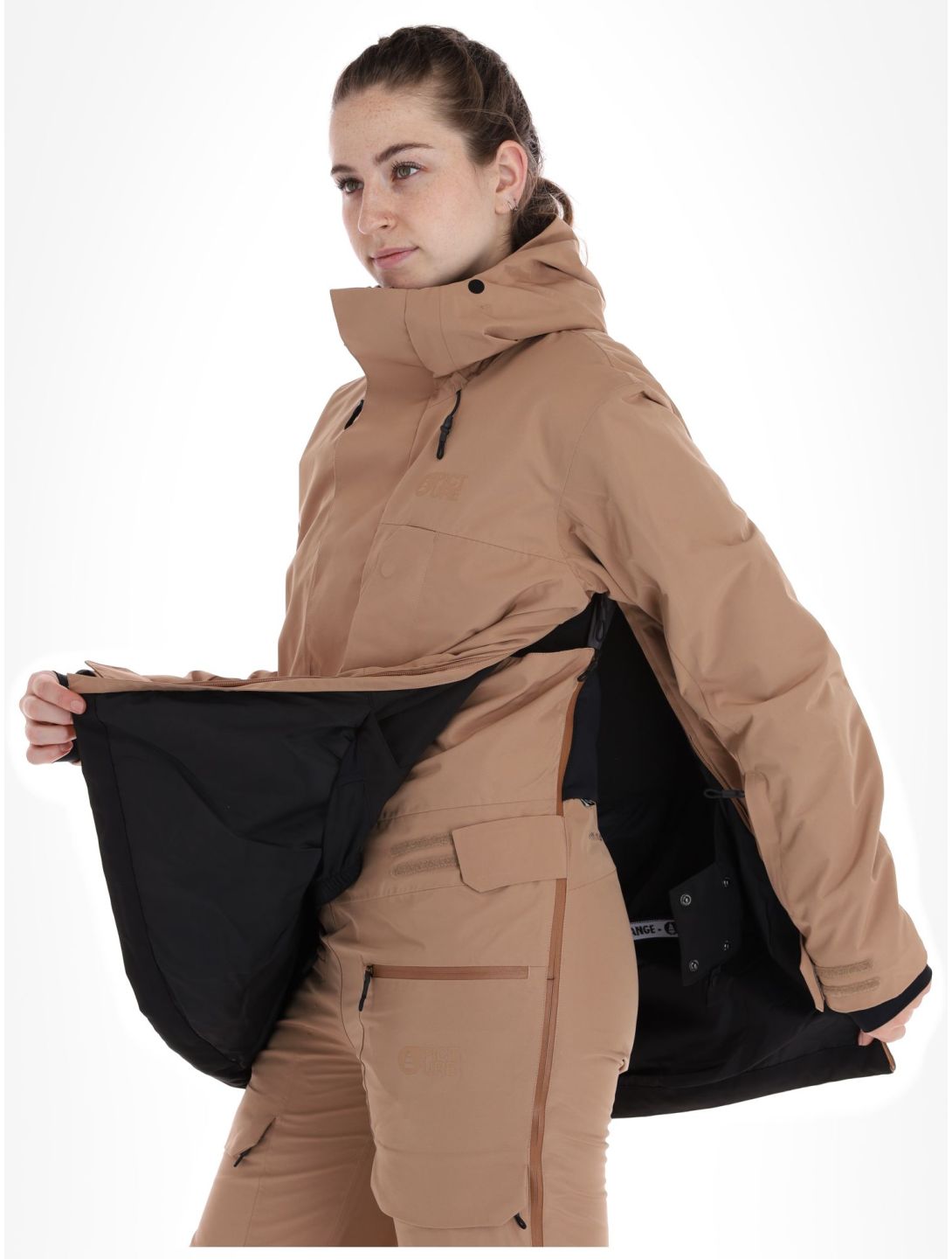 Picture, U64 anorak mujeres Mocha marrón 