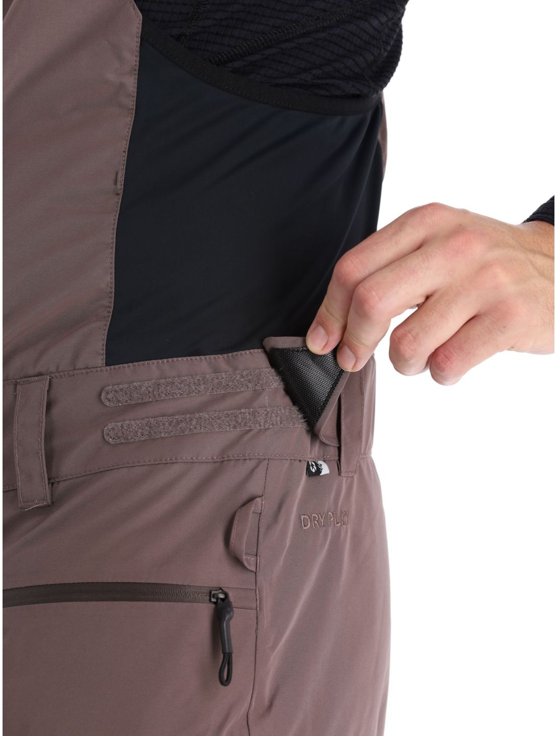 Picture, U66 Bib pantalones de esquí hardshell BIB hombres Plum Truffle marrón 