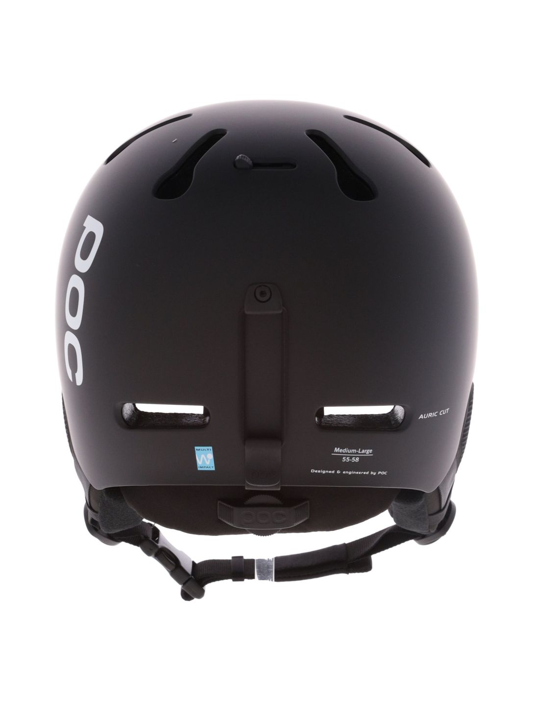 POC, Auric Cut casco unisex Matt Black negro 