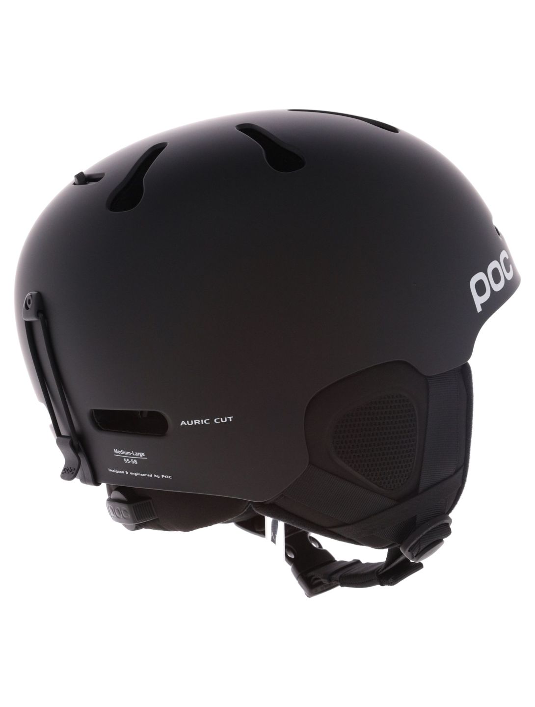 POC, Auric Cut casco unisex Matt Black negro 