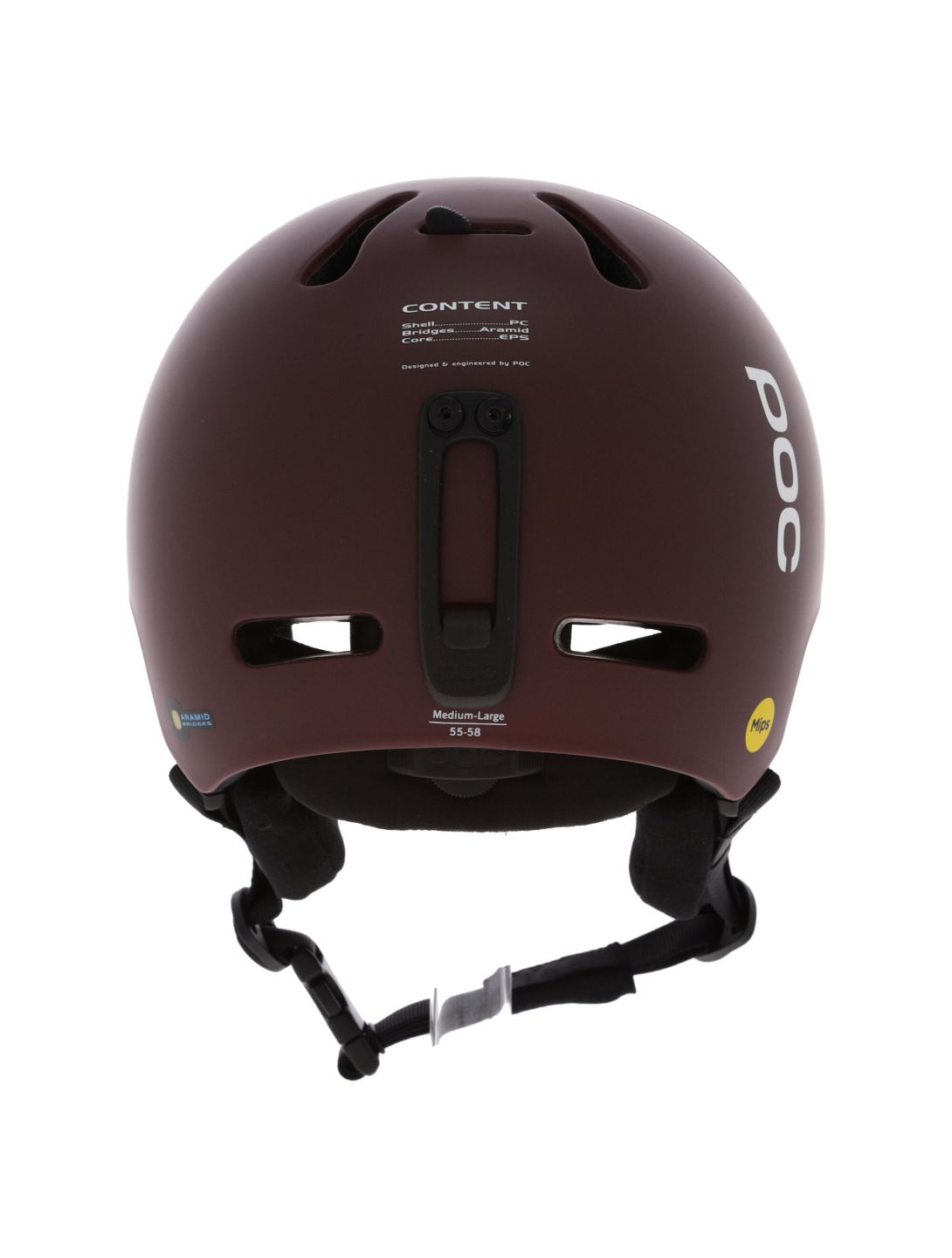 POC, Fornix MIPS casco unisex Garnet Red Matt rojo 