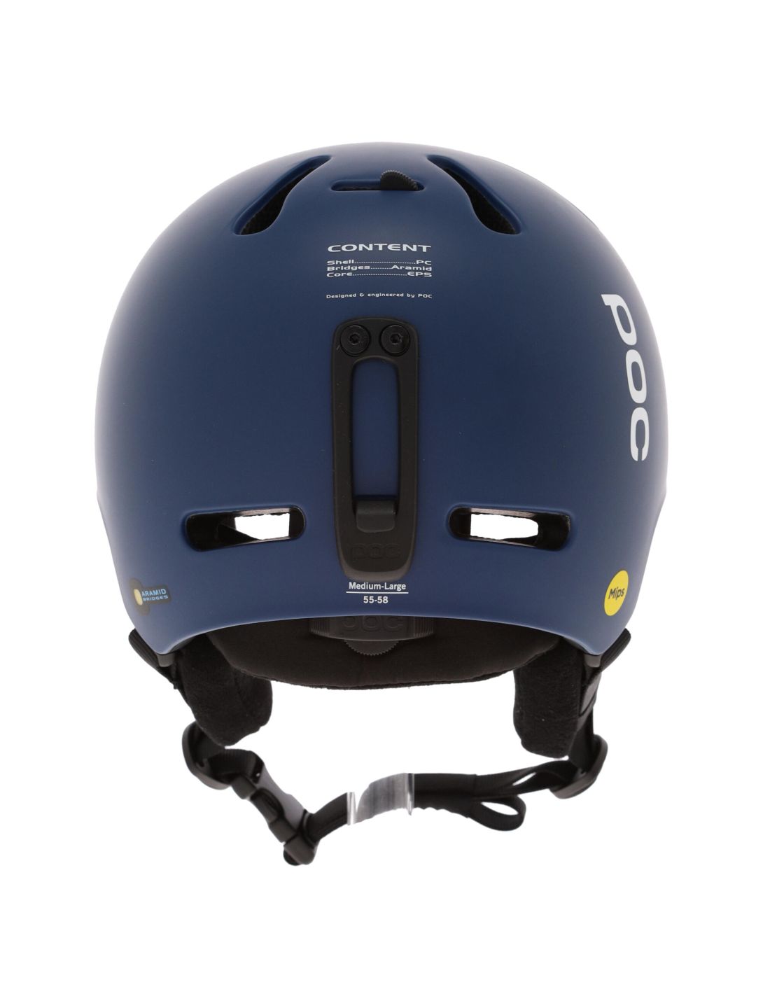 POC, Fornix MIPS casco unisex Lead Blue Matt azul 