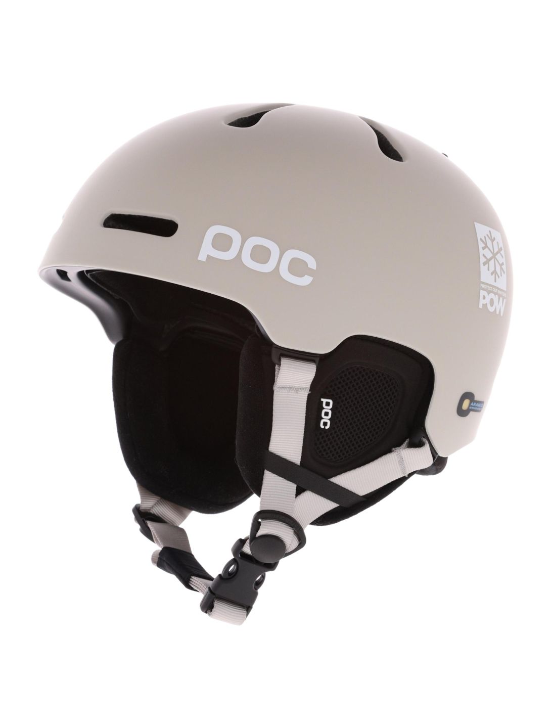 POC, Fornix MIPS POW JJ casco unisex Mineral Grey Matt gris 