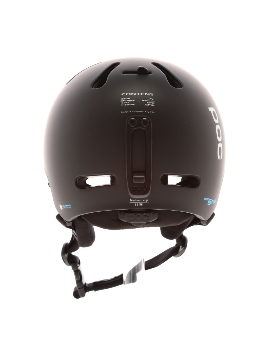 POC, Fornix Spin casco unisex uranium negro 