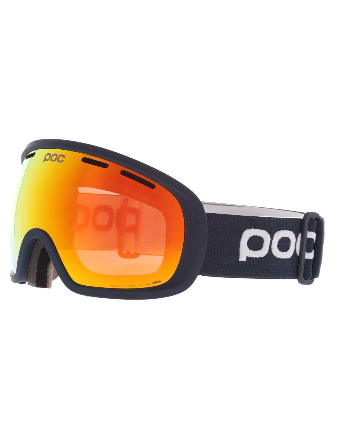 POC, Fovea gafas de esquí unisex Apatite Navy / Partly Sunny Orange azul, naranja 