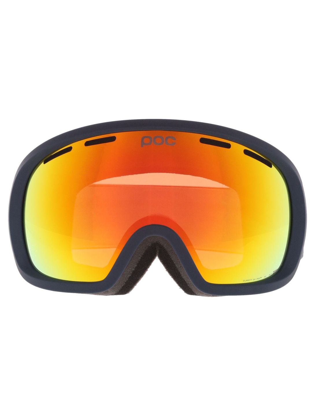 POC, Fovea gafas de esquí unisex Apatite Navy / Partly Sunny Orange azul, naranja 