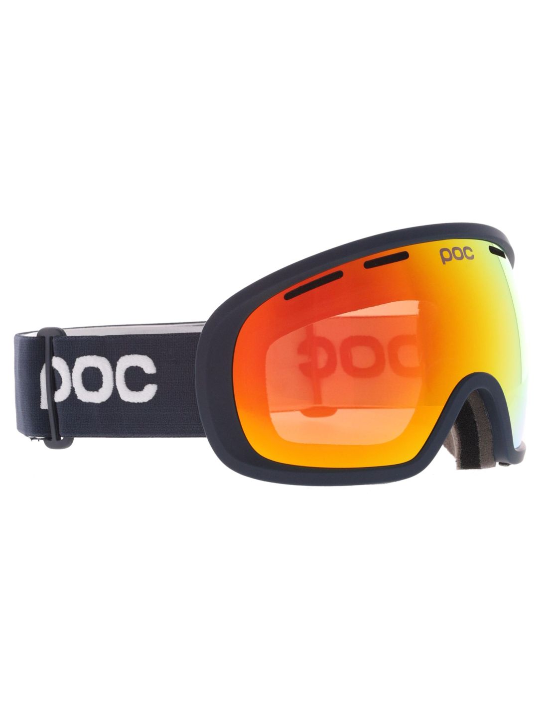 POC, Fovea gafas de esquí unisex Apatite Navy / Partly Sunny Orange azul, naranja 