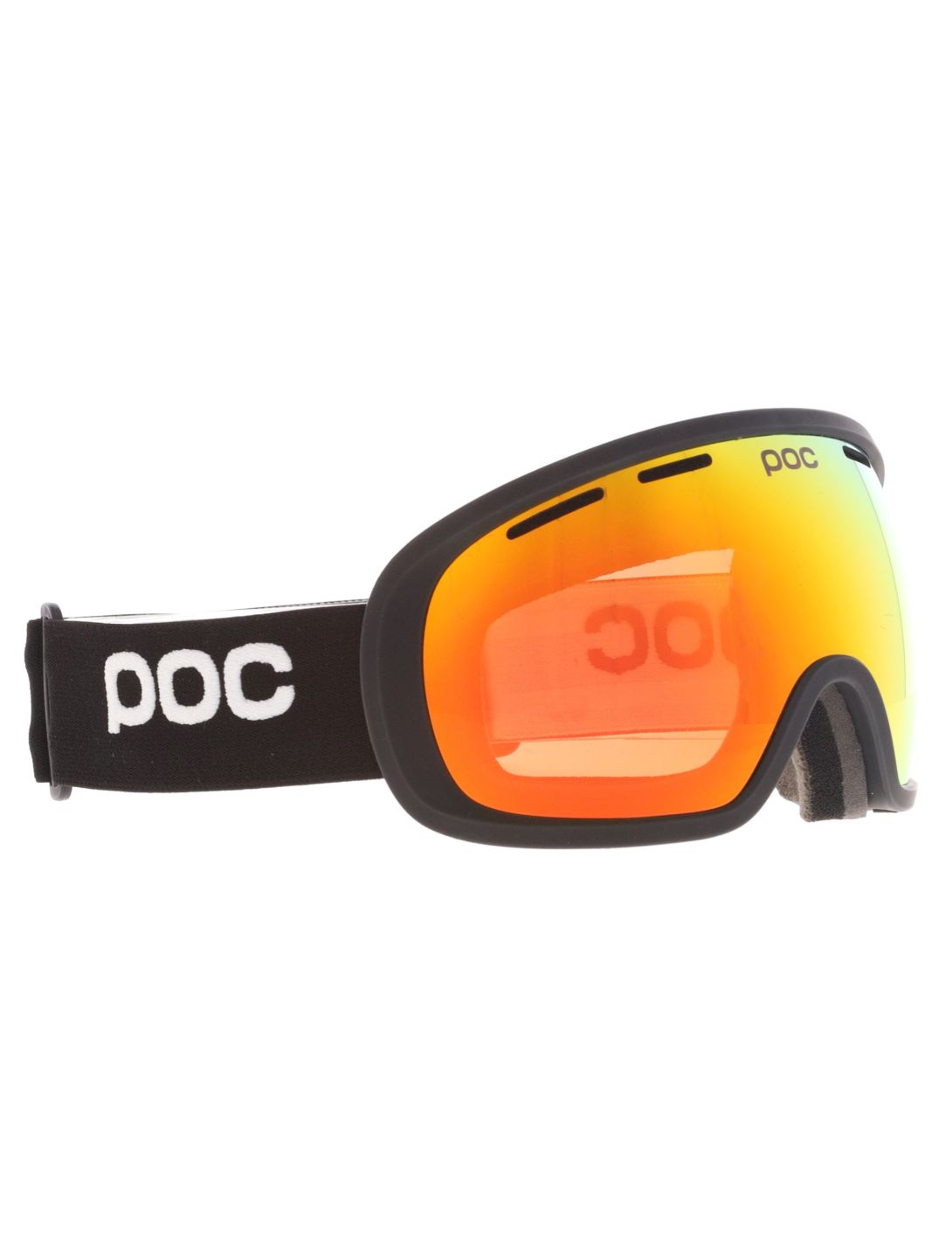 POC, Fovea gafas de esquí unisex Uranium Black / Partly Sunny Orange naranja, negro 