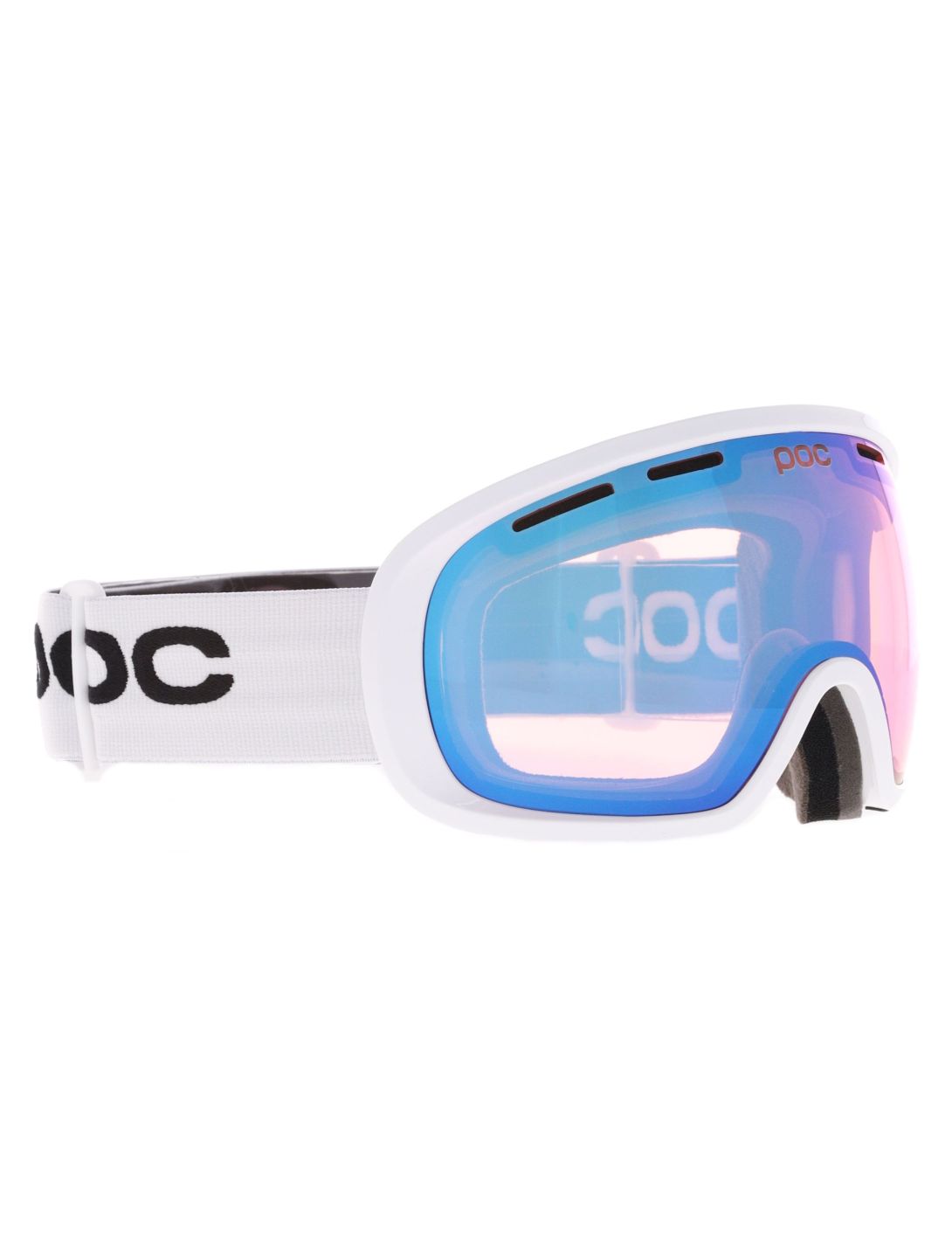 POC, Fovea Photochromic gafas de esquí unisex Hydrogen White / Photochromic / Light Pink-Sky Blue azul, blanco, rosa 