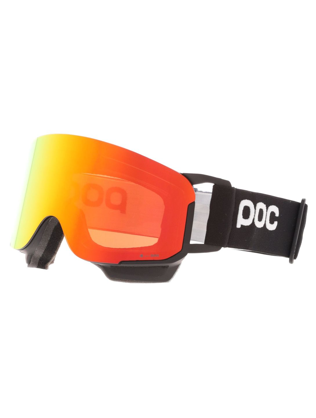 POC, Nexal Mid gafas de esquí unisex Uranium Black / Partly Sunny Orange naranja, negro 