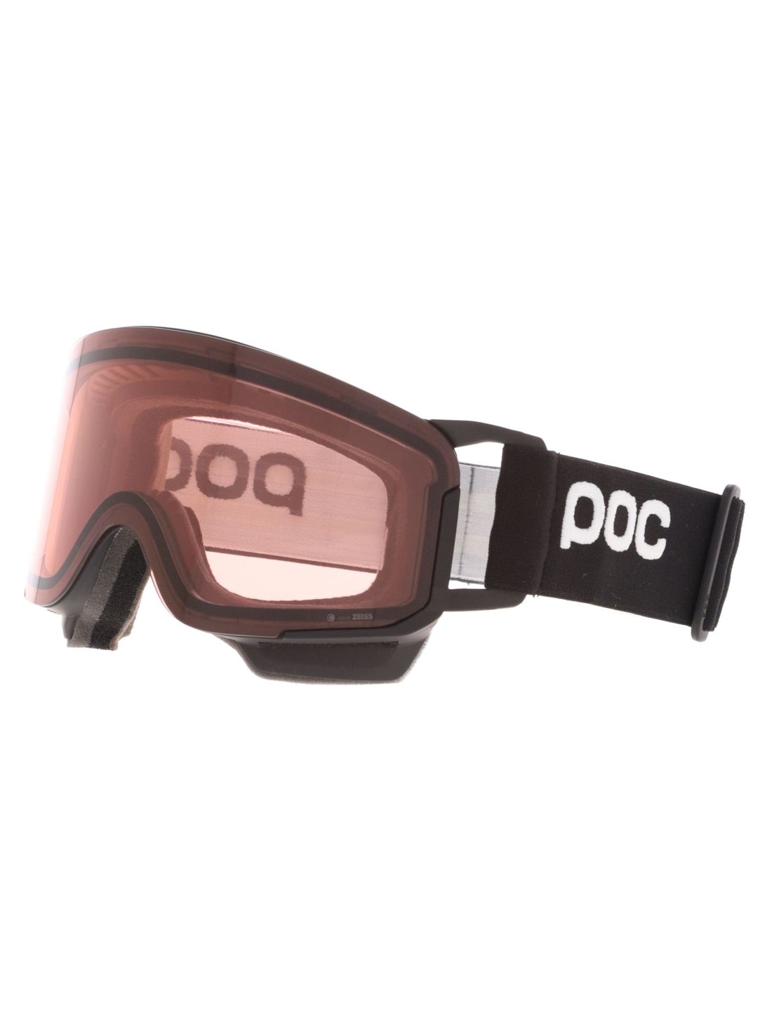 POC, Nexal Mid gafas de esquí unisex Uranium Black / Partly Sunny Orange naranja, negro 