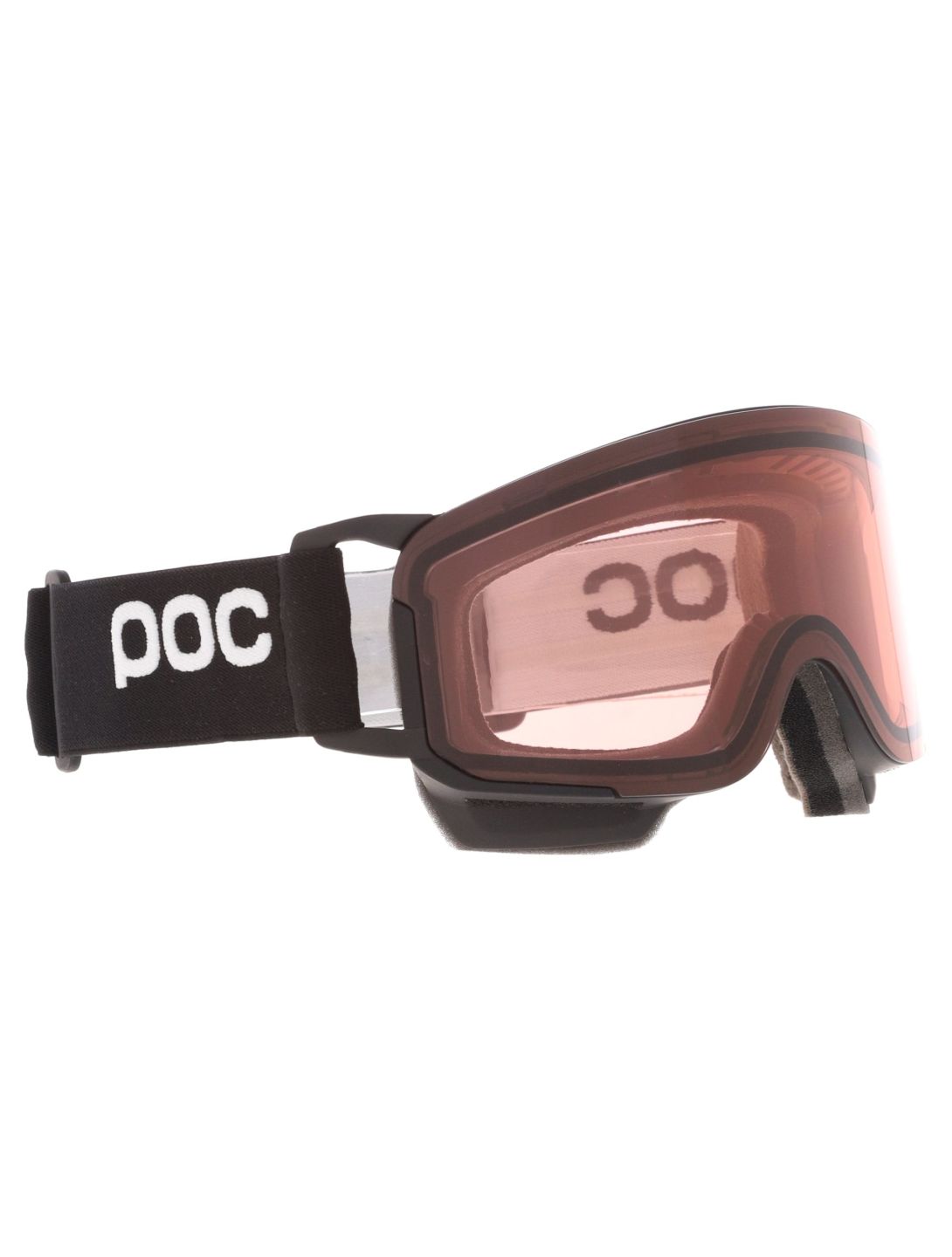 POC, Nexal Mid gafas de esquí unisex Uranium Black / Partly Sunny Orange naranja, negro 