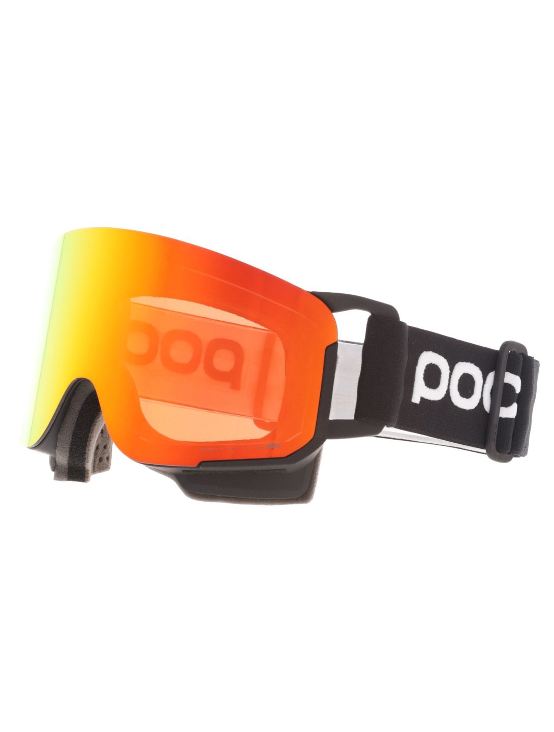 POC, Nexal gafas de esquí unisex Uranium Black / Partly Sunny Orange naranja, negro 