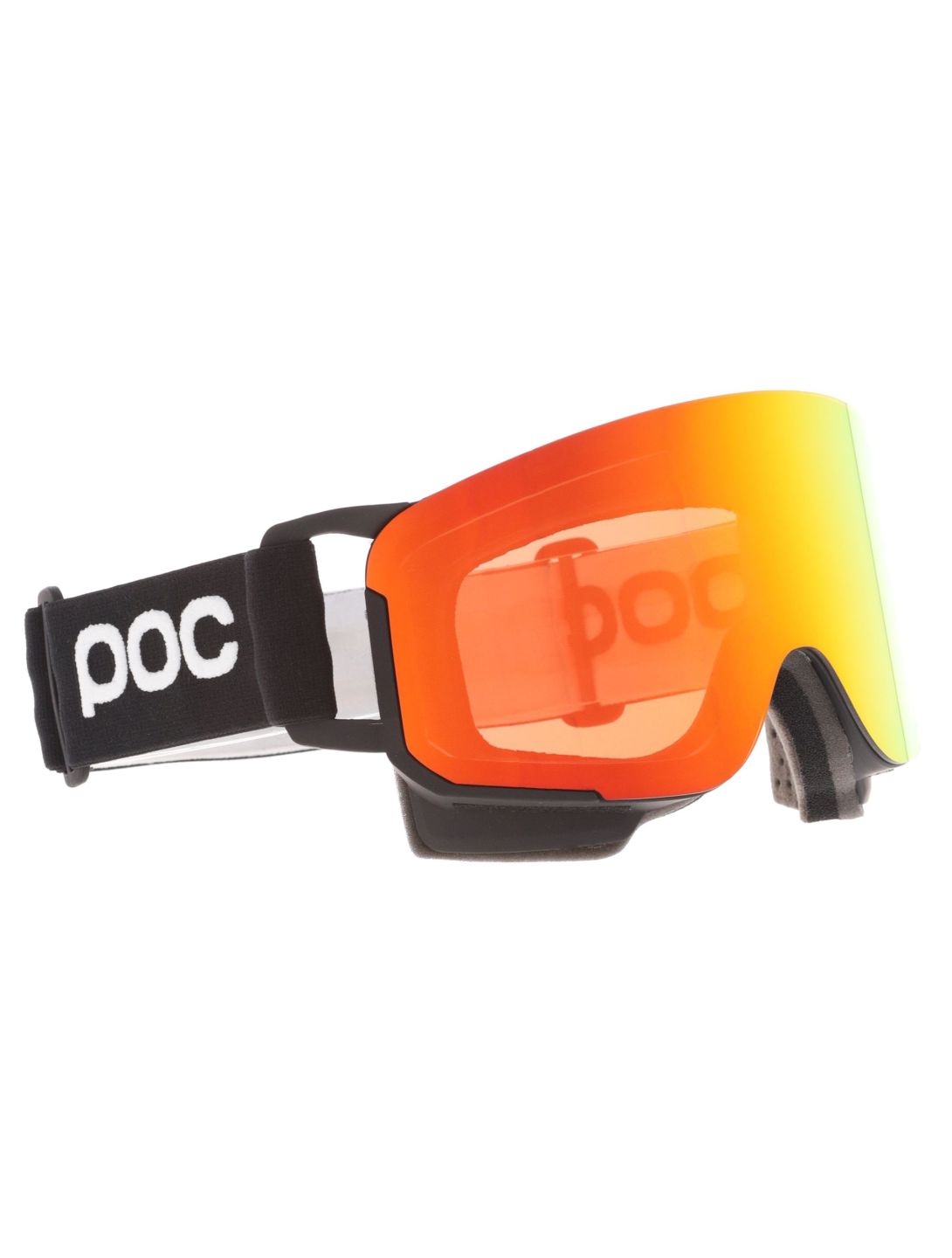 POC, Nexal gafas de esquí unisex Uranium Black / Partly Sunny Orange naranja, negro 